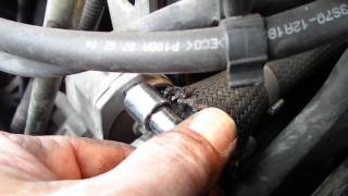 MONDEO MK3 TDCI BELT CHANGE WATER PUMP part 6 [upl. by Gorton]