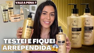 SIAGE RECONSTRÓI OS FIOS EUDORA  RESENHA COMPLETA do Kit Versão 400ml Vale a pena  Larisse Gama [upl. by Kenney]