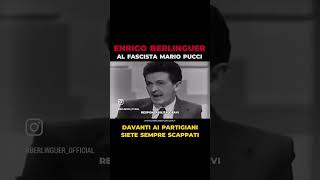 Enrico Berlinguer al fascista Mario Pucci “Di fronte ai partigiani siete sempre scappati” [upl. by Durno]