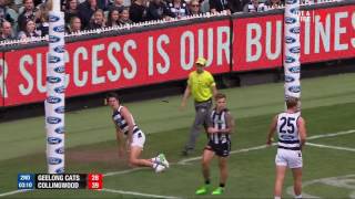 Round 6 AFL  Geelong v Collingwood Highlights [upl. by Yerok]