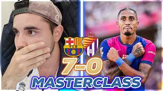 RAPHINHA et BARCA humilient Valladolid  Résumé FC Barcelone 70 Real Valladolid [upl. by Orthman402]