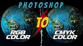 Converting images from RGB to CMYK in Photoshop 2024 [upl. by Salohcin]