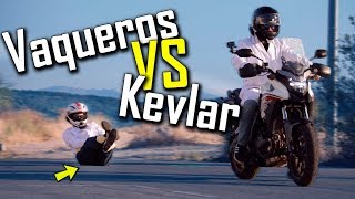 Pantalones KEVLAR VS ASFALTO  Ropa de Moto vs Ropa de Calle [upl. by Bills]