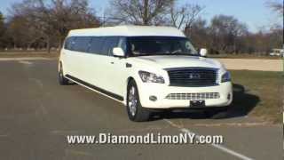 Infiniti QX56 Jet Door Limo  Diamond Limo NY [upl. by Shulman]