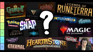 The ULTIMATE Card Game Tier List [upl. by Nylarak]