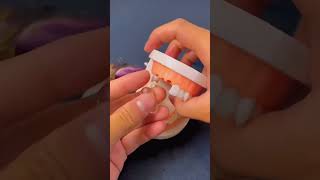 Fake teeth Molder Repair Gap Tooth craps🦷beadrepaircheapsavemoneyfillfixtooth [upl. by Liliane]