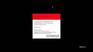 The app has been blocked for your protection windows 10 or windows 11 [upl. by Anazraf]
