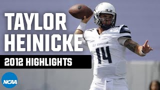 Taylor Heinicke 2012 FCS playoff highlights at Old Dominion [upl. by Leahcir]