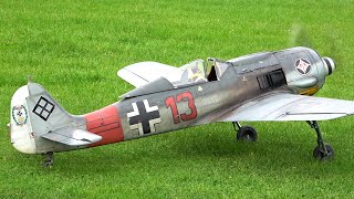 RC FW190  14 SCALE  MOKI 250 [upl. by Paolo5]