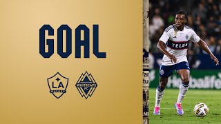 Set piece goal by Sam Adekugbe 90’6  LA Galaxy vs Vancouver Whitecaps FC  September 21 2024 [upl. by Kenneth]