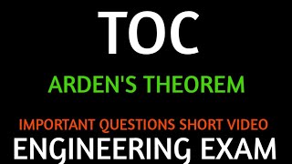 Ardens Theorem Conversion Finite Automata to Regular Expression Toc Numerical 08  True Engineer [upl. by Eilsel]