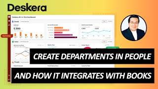 Create Departments in Deskera People and how it integrates with Deskera Books [upl. by Enelyam787]