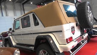 MercedesBenz G 650 Maybach Landaulet W463  Retro Classics 2019  Stuttgart [upl. by Atirehc842]