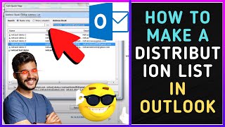 How to Make a Distribution List in Outlook [upl. by Woodson731]