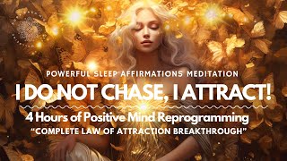 I Do Not Chase  I attract 🧲 Powerful Sleep Affirmations Meditation 😴 LOA Breakthrough ⚡️⚡️ [upl. by Ahsenal]