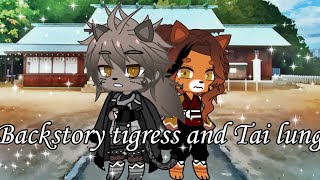 backstory tigress and Tai lung part 1mashacatgacha [upl. by Mehalek]