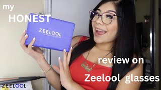 zeelooloptical my HONEST review on Zeelool blue light glasses [upl. by Reni]