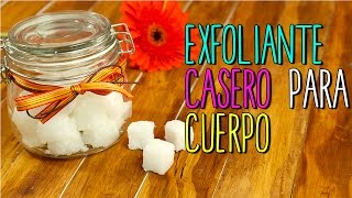 Exfoliante Casero para Cuerpo y Manos  En Cubitos  Exfoliante Natural [upl. by Margette142]