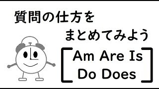 英語を話す練習126 「質問の仕方 まとめ１ 」Practice speaking English126 小学生英語疑問文編 [upl. by Ahseuqal614]