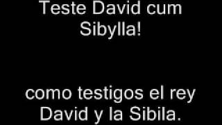 El día de la iraDies Irae subtitulos en español [upl. by Ahseki]