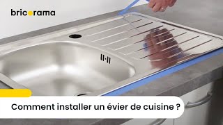 Comment installer un évier de cuisine   Bricorama [upl. by Alcina]