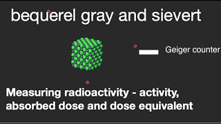 Becquerel gray and sievert  measuring radioactivity from fizzicsorg [upl. by Neukam]