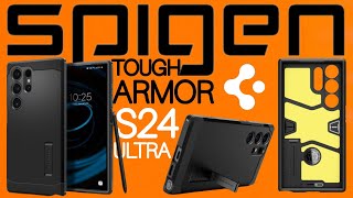 Spigen Tough Armor Case Review for Samsung Galaxy S24 Ultra [upl. by Ardnaeel]