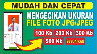 Cara Mengecilkan Ukuran File Foto JPGJPEG  Compress Foto Online [upl. by Keslie919]