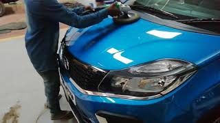 Teflon coatingwax polishingcar care on TATA NEXON 2019 [upl. by Acemahs363]