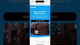 Gopuff Driver app overview amp how to use [upl. by Esorrebma660]