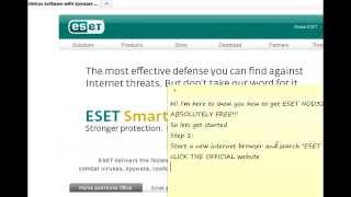 Get ESET NOD32 For Free No Torrents No Keygen or cracks 100 Safe [upl. by Tome536]