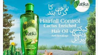 Vatika Cactus Hair Oil Review [upl. by Aggappora]