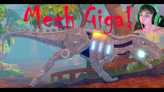 Primal Pursuit Mech Giga Rampages Roblox [upl. by Rosel23]