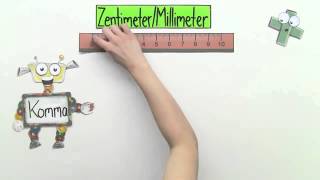 Umrechnen von Längen mit Kommatrick  Mathematik  Zahlen Rechnen und Größen [upl. by Pooh]