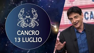 Cancro ♋️ Loroscopo di Paolo Fox  13 Luglio 2024  Giornata pesante rilassati solo a casa [upl. by Adeuga]