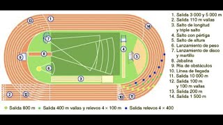 ATLETISMO 1EF1 REGLAMENTO [upl. by Nivets]