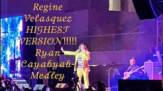 Regine Velasquez  Highest version of Ryan Cayabyab medley  The Songbird Live in Doha [upl. by Apthorp725]