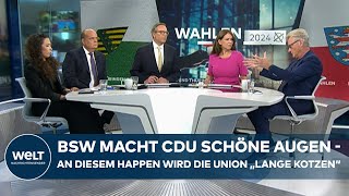 LANDTAGSWAHLEN IN SACHSEN UND THÜRINGEN Erste Einschätzungen zum Schicksalstag für Deutschland [upl. by Halden]