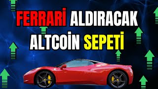 HALVİNG SONRASI SİZİ ZENGİN EDECEK ALTCOİNLERFERRARİ ALDIRACAK ALTCOİN SEPETİ [upl. by Chaves]