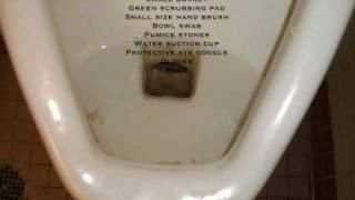 How to remove heavy duty hardwater stains in the toilet Video [upl. by Gorden]