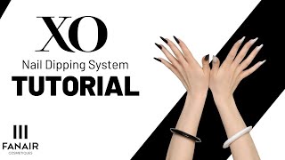 XO  Dipping Powder Nails Tutorial [upl. by Ledoux727]