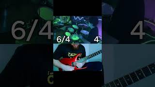 Dream Theater  Sacrified Sons GUITAR SOLO  ft JUNIORBATERADRUMMER dreamtheater drumcover [upl. by Matias]