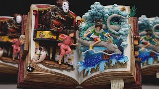 Spirited Away Book Diorama by Zuoban Studio 🔥 [upl. by Eidnew]