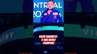 Kaori Sakamoto Speaks after World Championship Victory [upl. by Llenor]