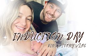 Birth Story  Induction Day 37 weeks with Pitocin amp Cytotec Pregnancy Cholestasis Hospital Bag [upl. by Fredenburg]