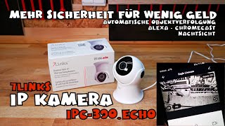 7links IPC390echo PanTiltIPÜberwachungskamera mit Full HD WLAN Nachtsicht [upl. by Lara275]