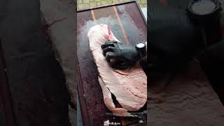 Perfect Smoked Brisket Recipe  Over The Fire Cooking by Derek Wolf [upl. by Lavine]