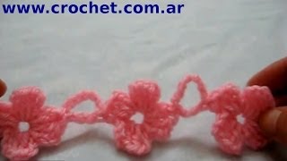 Punto MARGARITA en tejido crochet o ganchillo Parte 2 tutorial paso a paso Moda a Crochet [upl. by Yevoc]