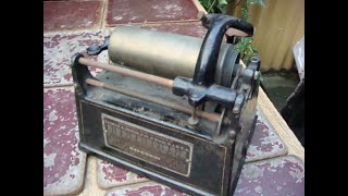 Old Vintage Antique Edison GEM Phonograph For Parts Or Restoration Spare Repair [upl. by Dlawso529]