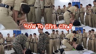 How to give CPR  Military Hospital Attachment NCC Training Emergency Response [upl. by Weinhardt]